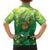 St Patrick's Day Family Matching Off Shoulder Short Dress and Hawaiian Shirt Ready To Shamrock