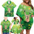 St Patrick's Day Family Matching Off Shoulder Short Dress and Hawaiian Shirt Ready To Shamrock