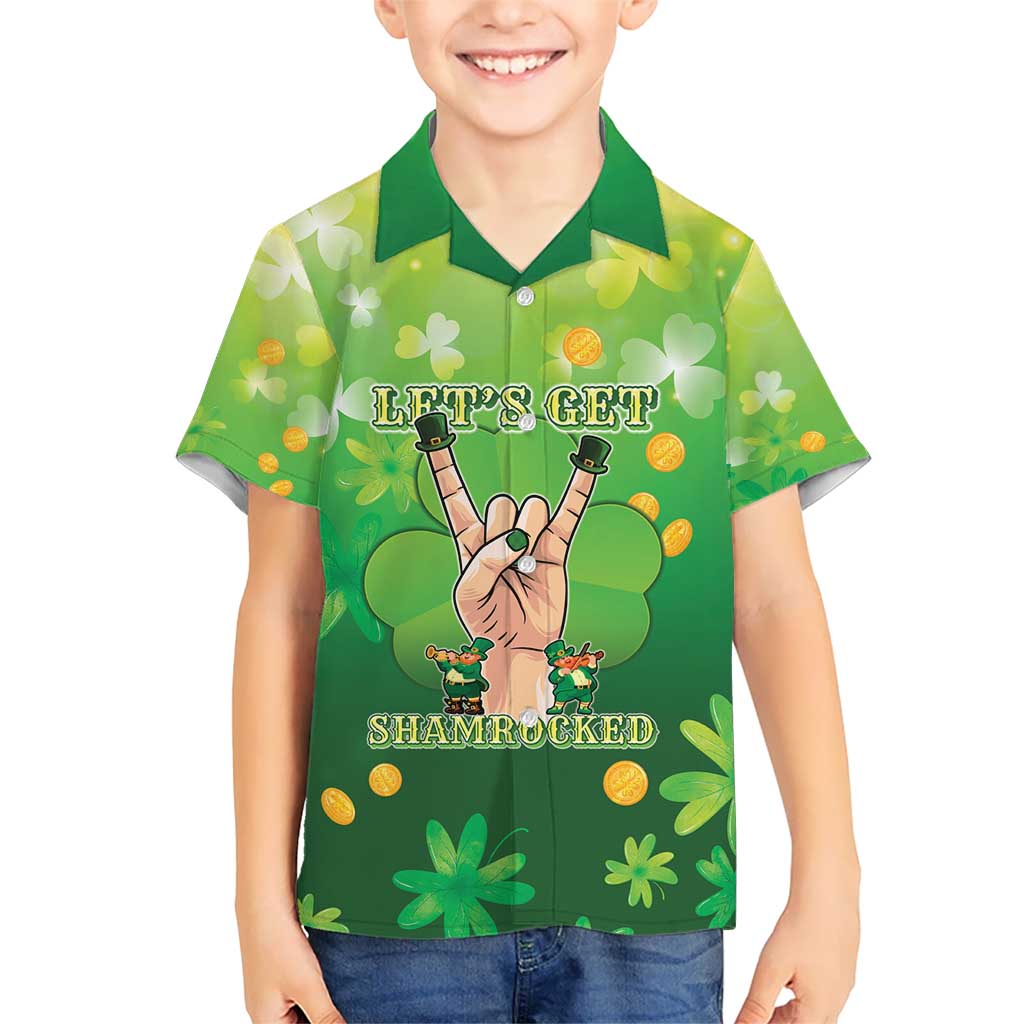 St Patrick's Day Kid Hawaiian Shirt Ready To Shamrock