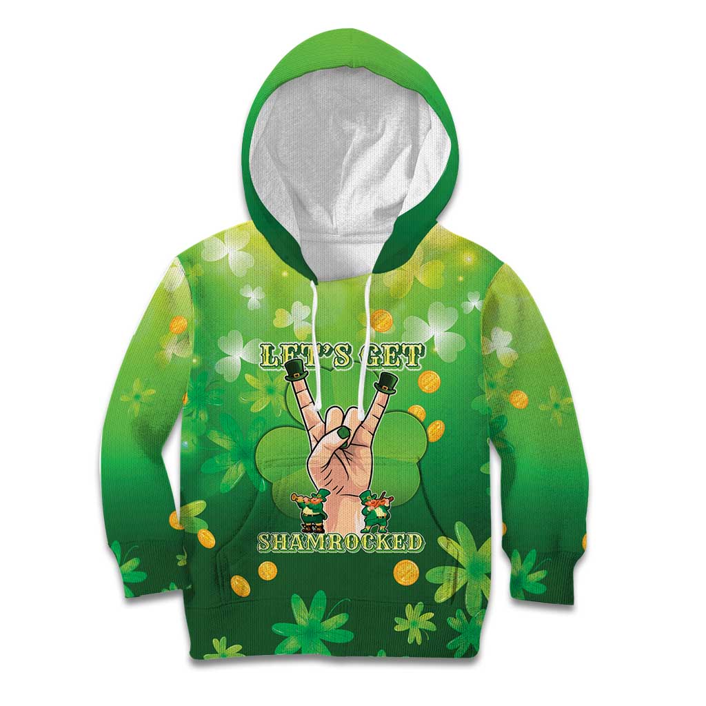 St Patrick's Day Kid Hoodie Ready To Shamrock