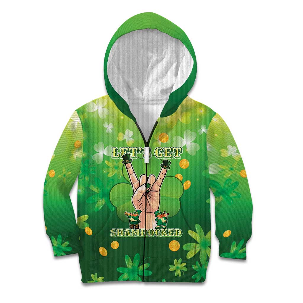 St Patrick's Day Kid Hoodie Ready To Shamrock