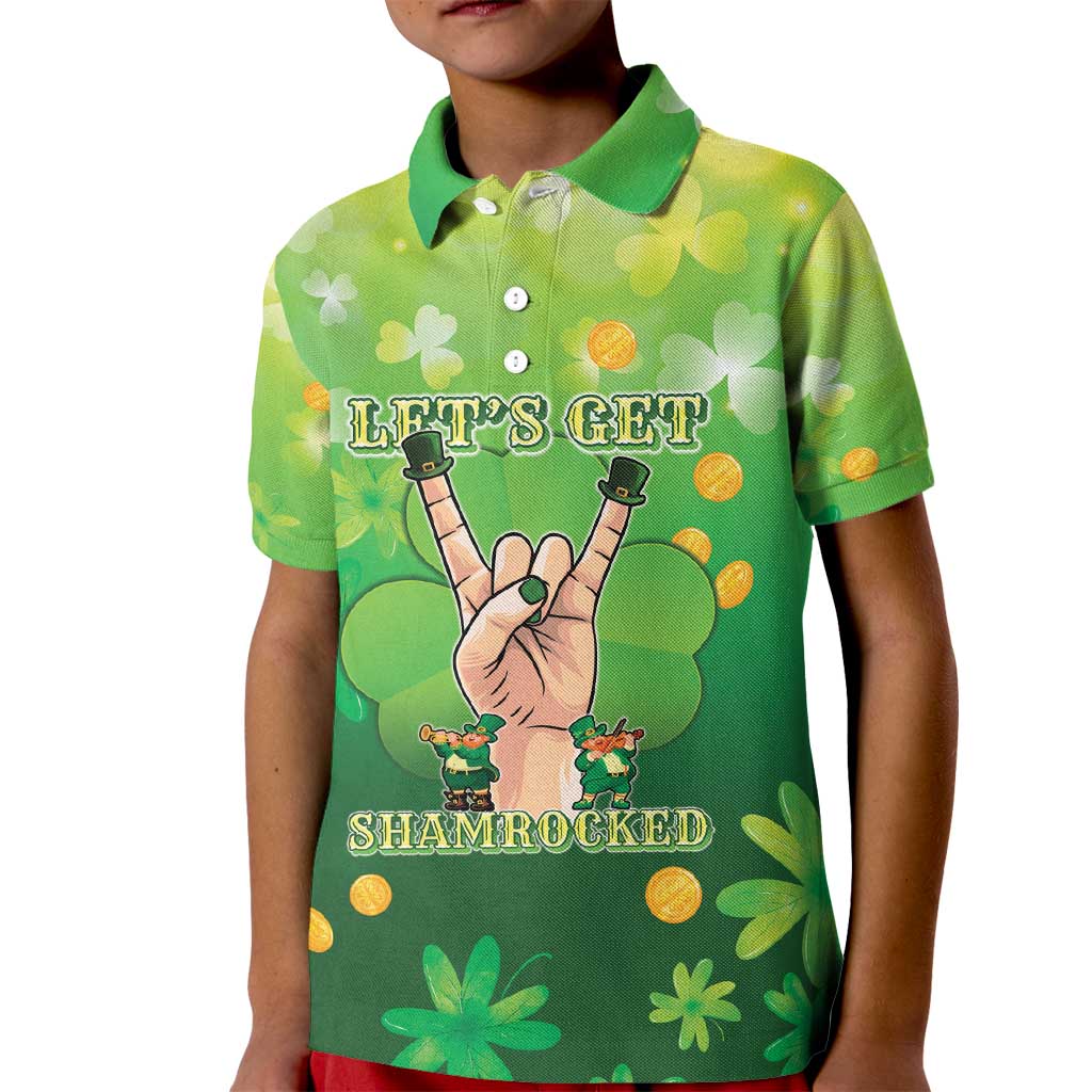 St Patrick's Day Kid Polo Shirt Ready To Shamrock