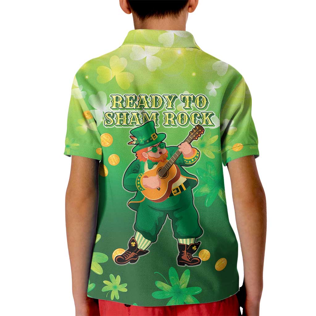 St Patrick's Day Kid Polo Shirt Ready To Shamrock