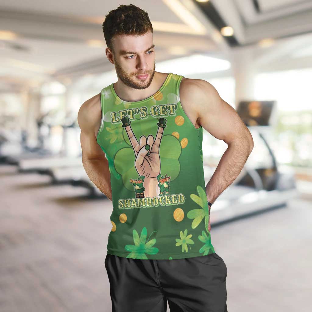 St Patrick's Day Men Tank Top Ready To Shamrock