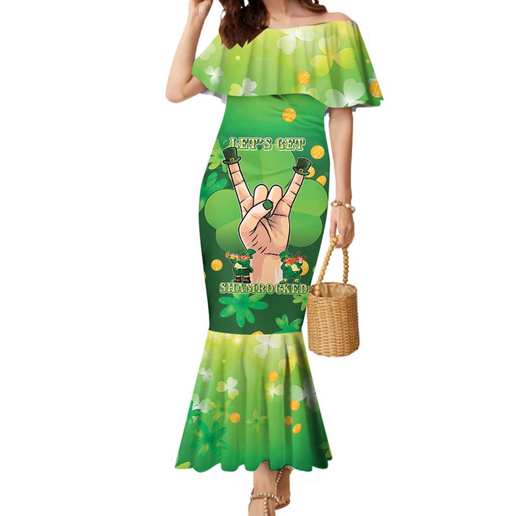 St Patrick's Day Mermaid Dress Ready To Shamrock