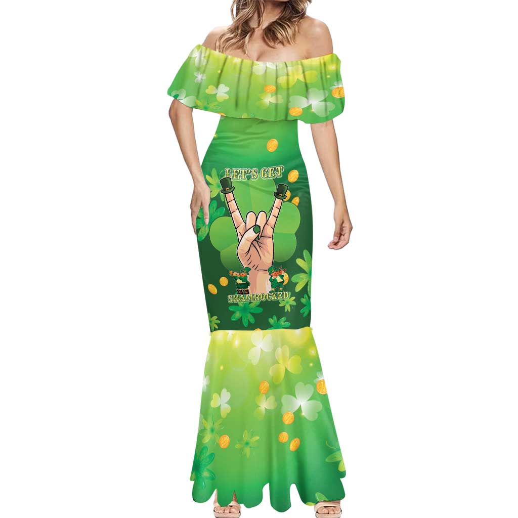 St Patrick's Day Mermaid Dress Ready To Shamrock