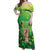 St Patrick's Day Off Shoulder Maxi Dress Ready To Shamrock