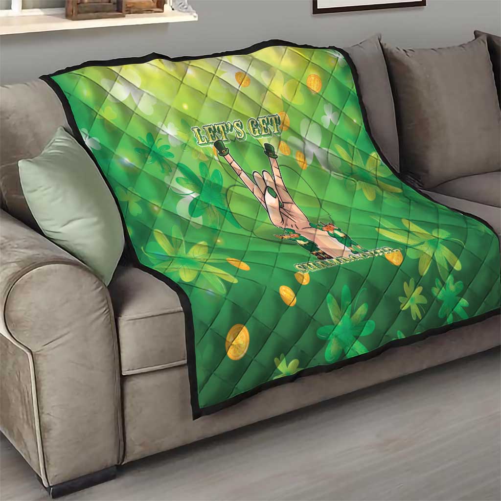 St Patrick's Day Quilt Ready To Shamrock