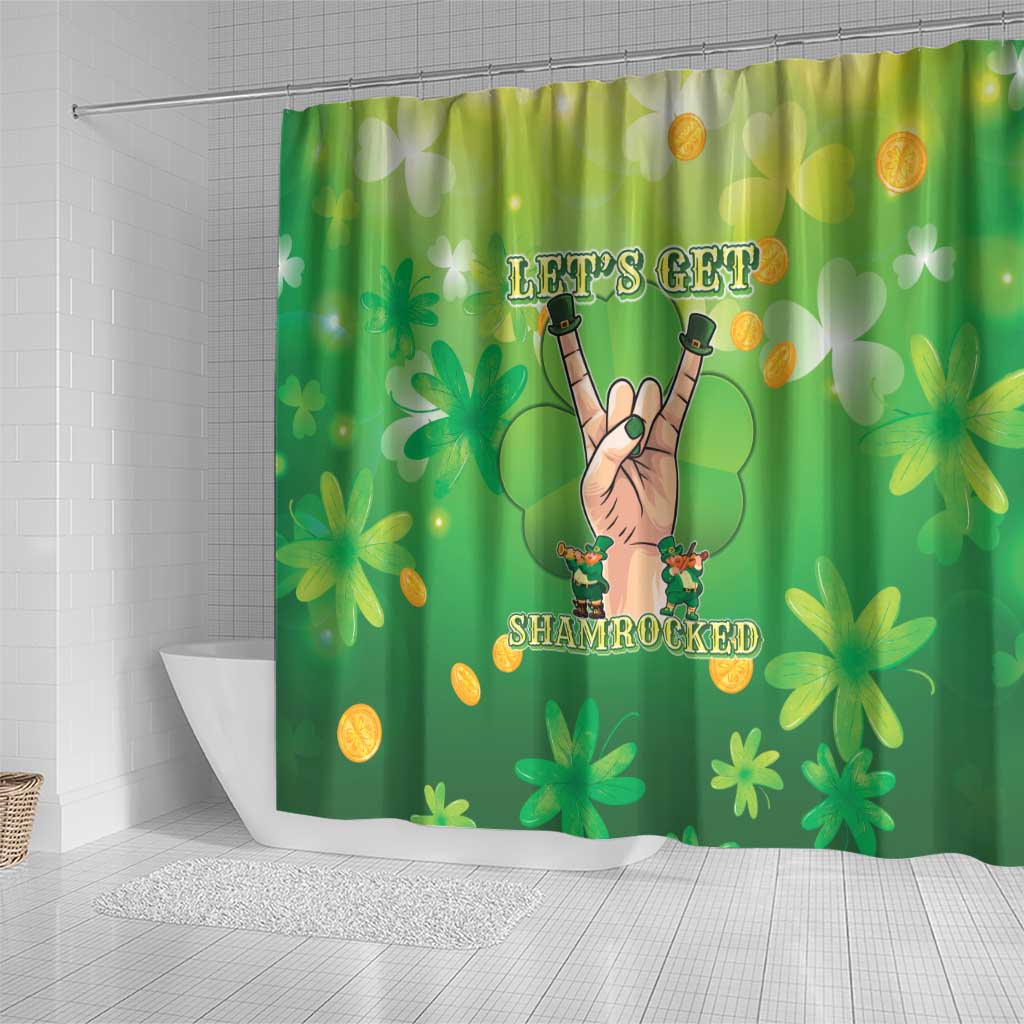 St Patrick's Day Shower Curtain Ready To Shamrock