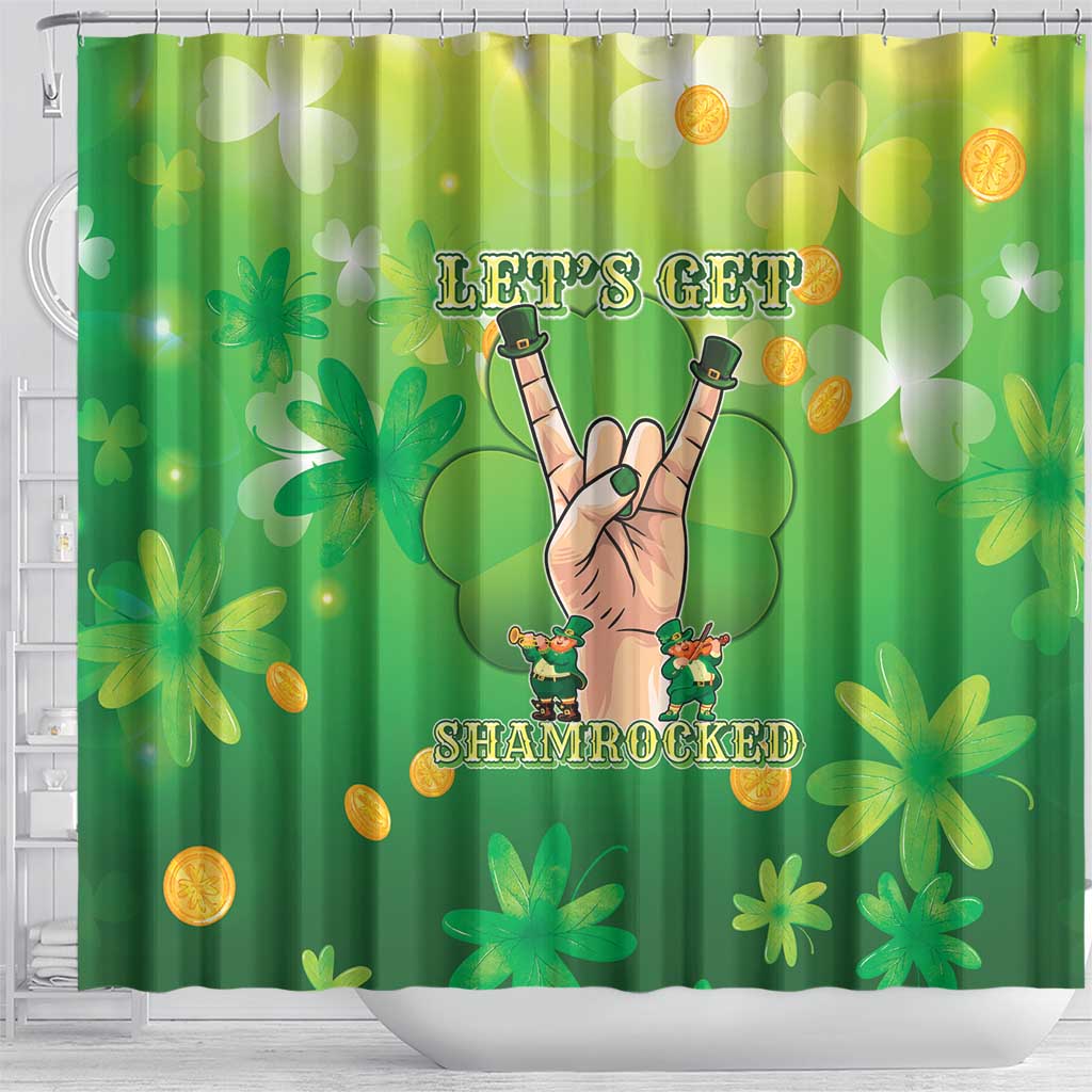 St Patrick's Day Shower Curtain Ready To Shamrock