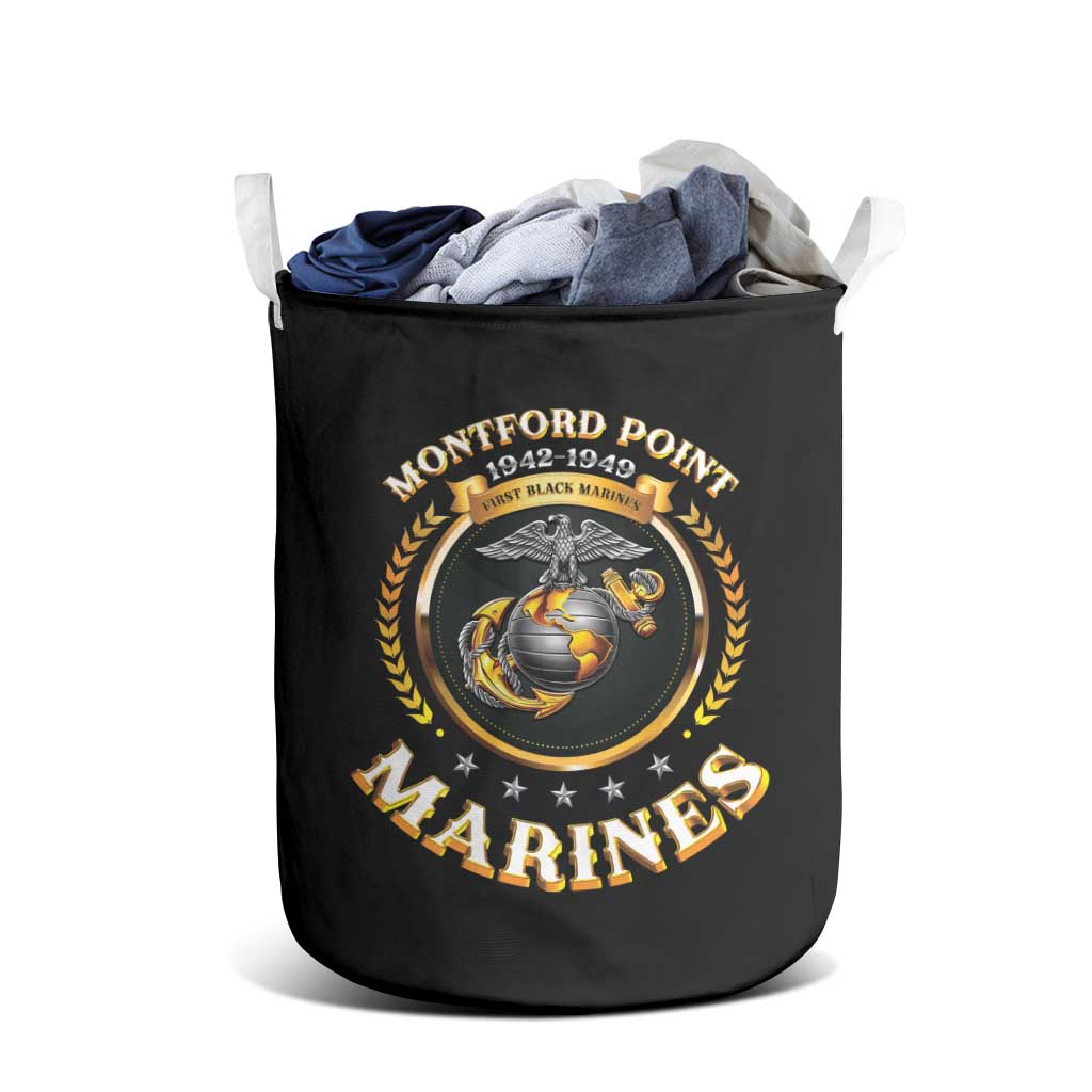 Montford Point Marines Legacy Laundry Basket Honoring The Legend