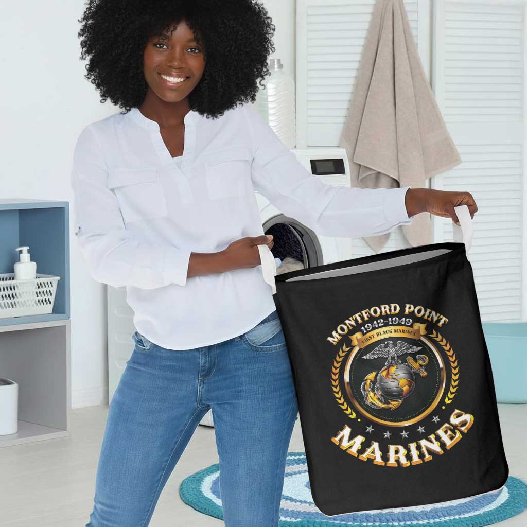 Montford Point Marines Legacy Laundry Basket Honoring The Legend