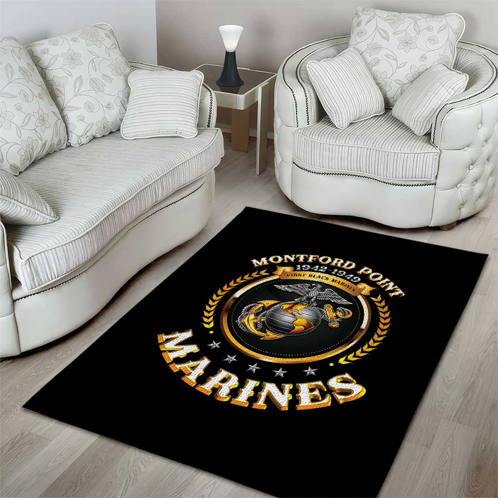 Montford Point Marines Legacy Area Rug Honoring The Legend