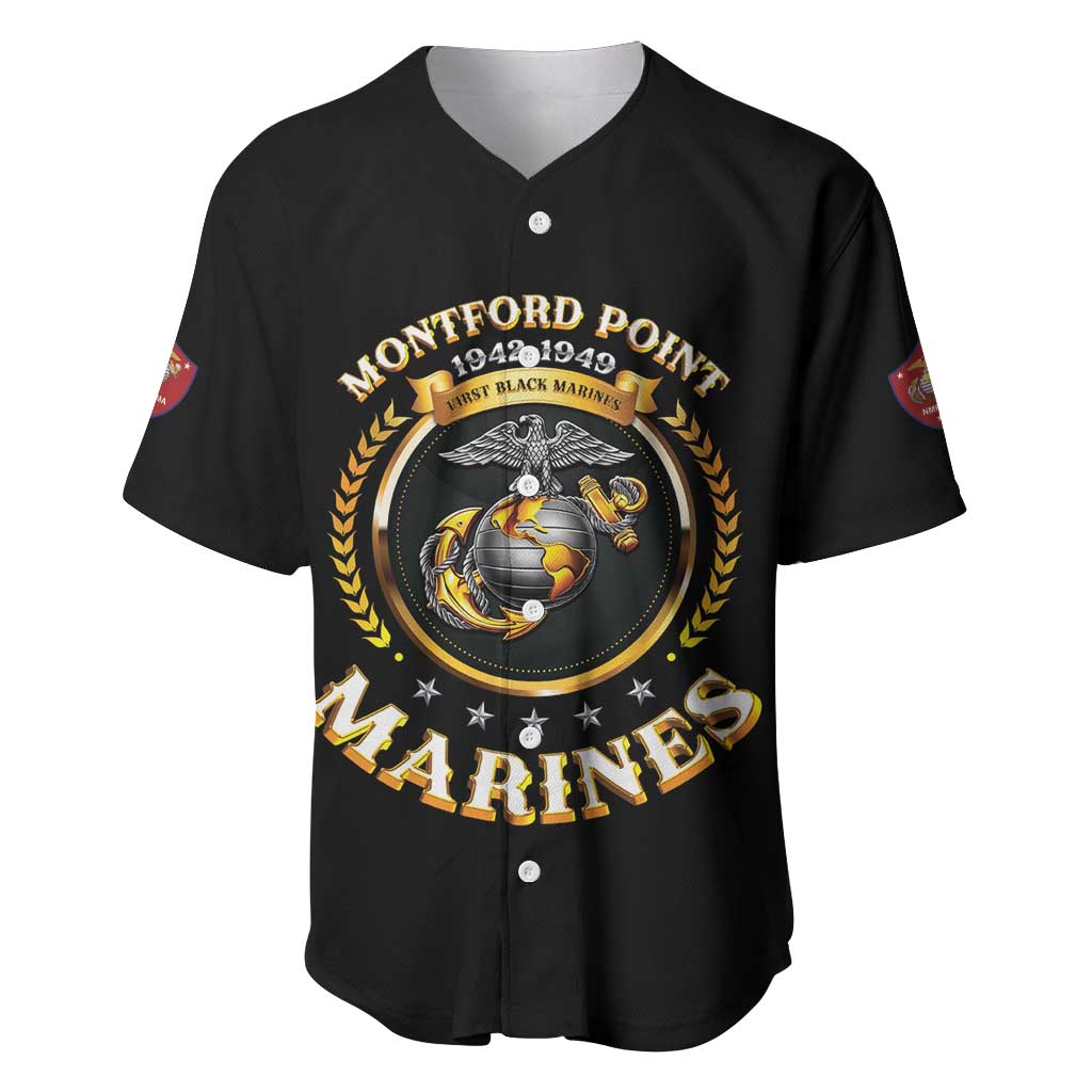Montford Point Marines Legacy Baseball Jersey Honoring The Legend