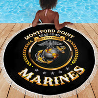 Montford Point Marines Legacy Beach Blanket Honoring The Legend