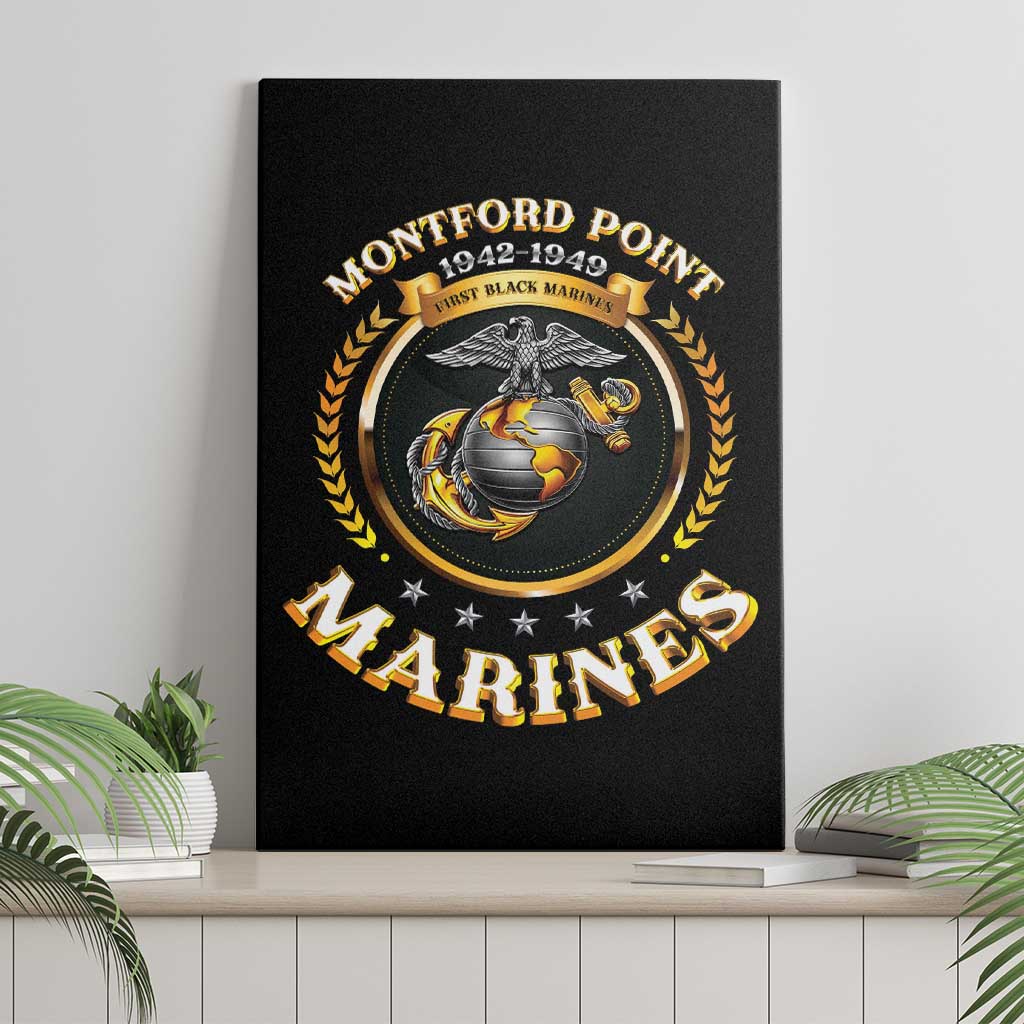 Montford Point Marines Legacy Canvas Wall Art Honoring The Legend