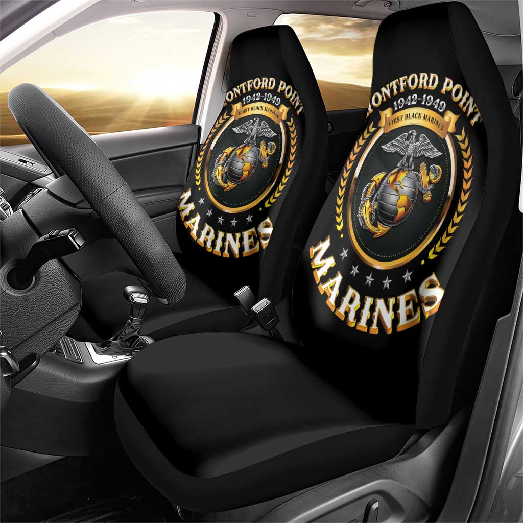 Montford Point Marines Legacy Car Seat Cover Honoring The Legend