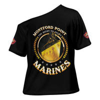 Montford Point Marines Legacy Cross Shoulder Shirt Honoring The Legend