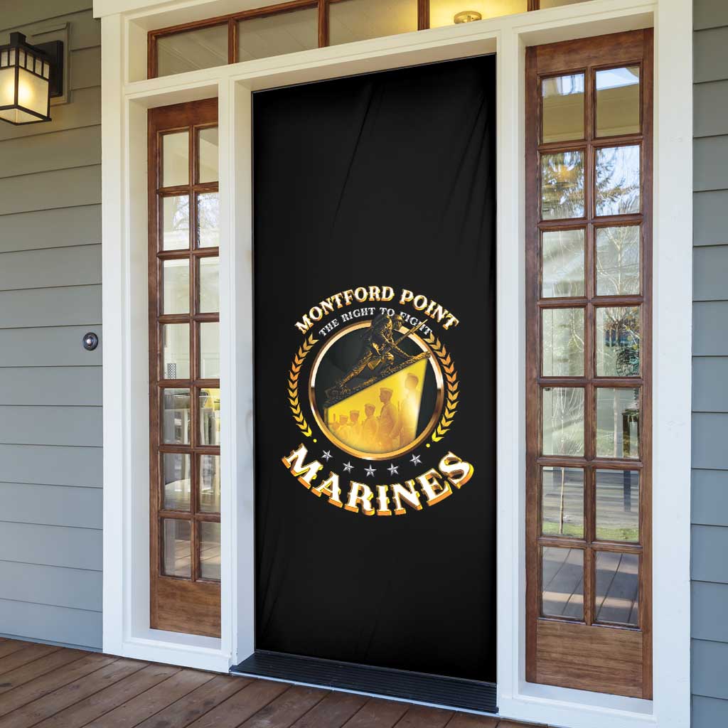 Montford Point Marines Legacy Door Cover Honoring The Legend