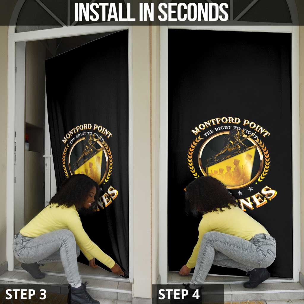 Montford Point Marines Legacy Door Cover Honoring The Legend