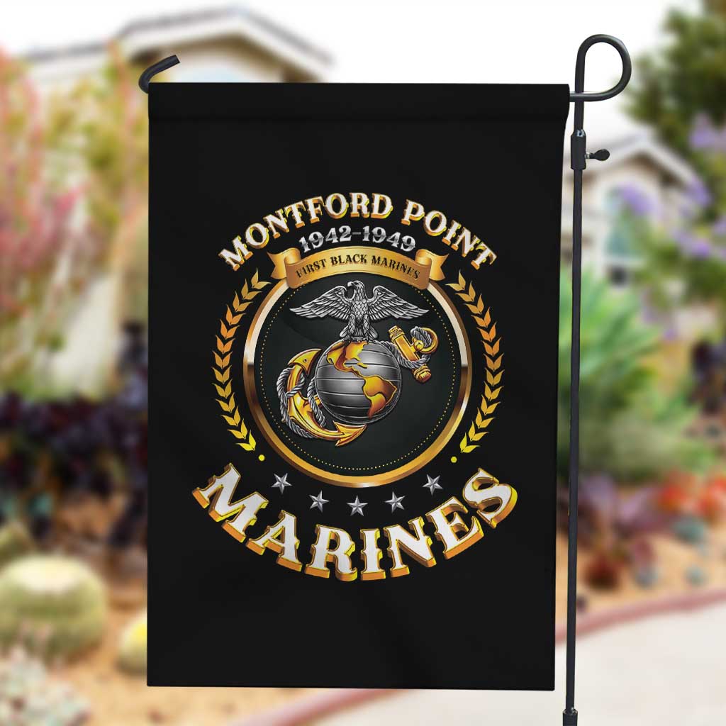 Montford Point Marines Legacy Garden Flag Honoring The Legend