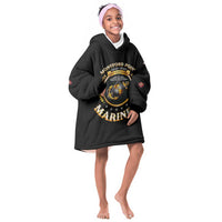 Montford Point Marines Legacy Kid Wearable Blanket Hoodie Honoring The Legend