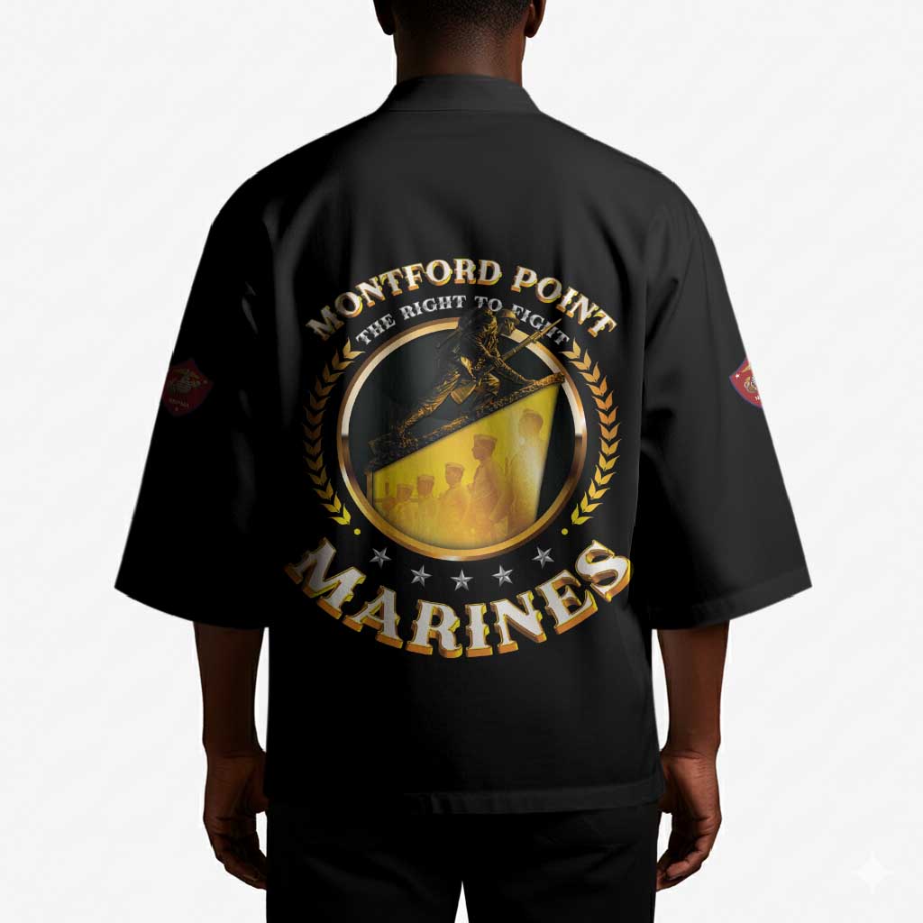 Montford Point Marines Legacy Kimono Honoring The Legend