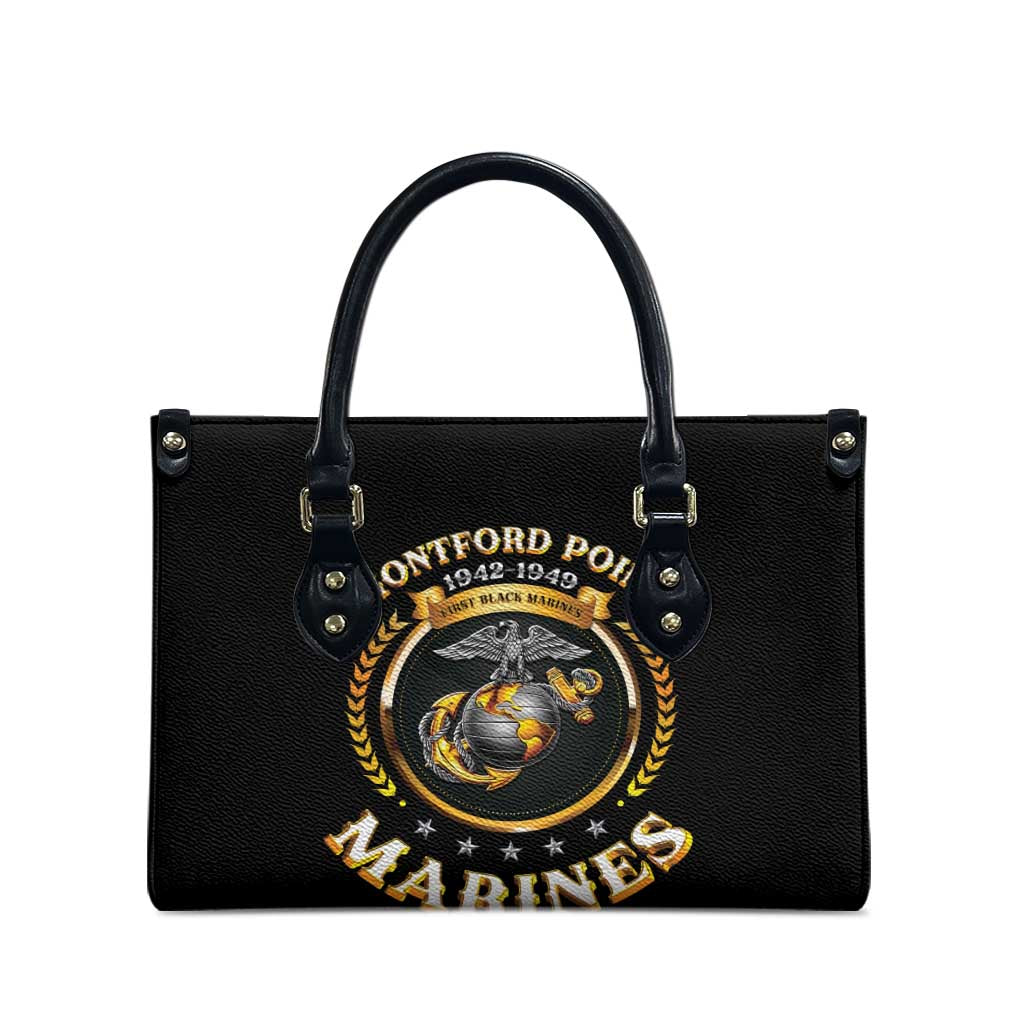 Montford Point Marines Legacy Leather Bag Honoring The Legend