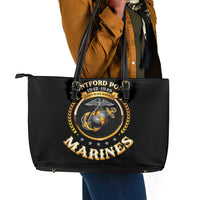 Montford Point Marines Legacy Leather Tote Bag Honoring The Legend