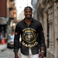 Montford Point Marines Legacy Long Sleeve Button Shirt Honoring The Legend