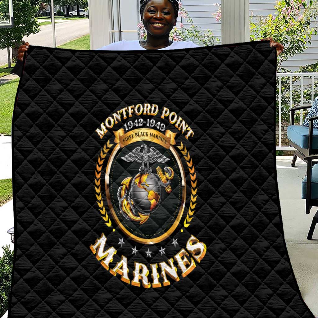 Montford Point Marines Legacy Quilt Honoring The Legend