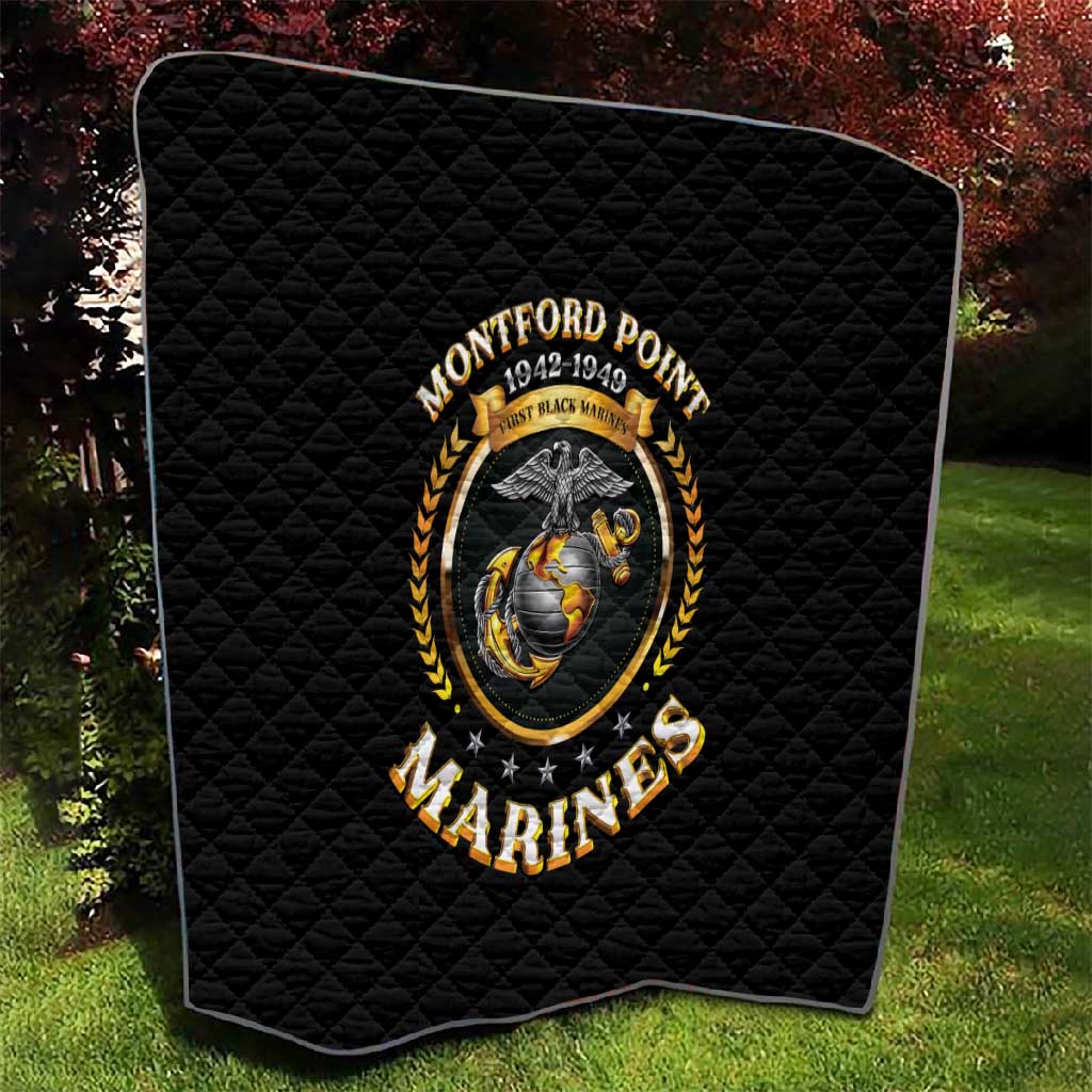 Montford Point Marines Legacy Quilt Honoring The Legend
