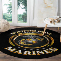 Montford Point Marines Legacy Round Carpet Honoring The Legend