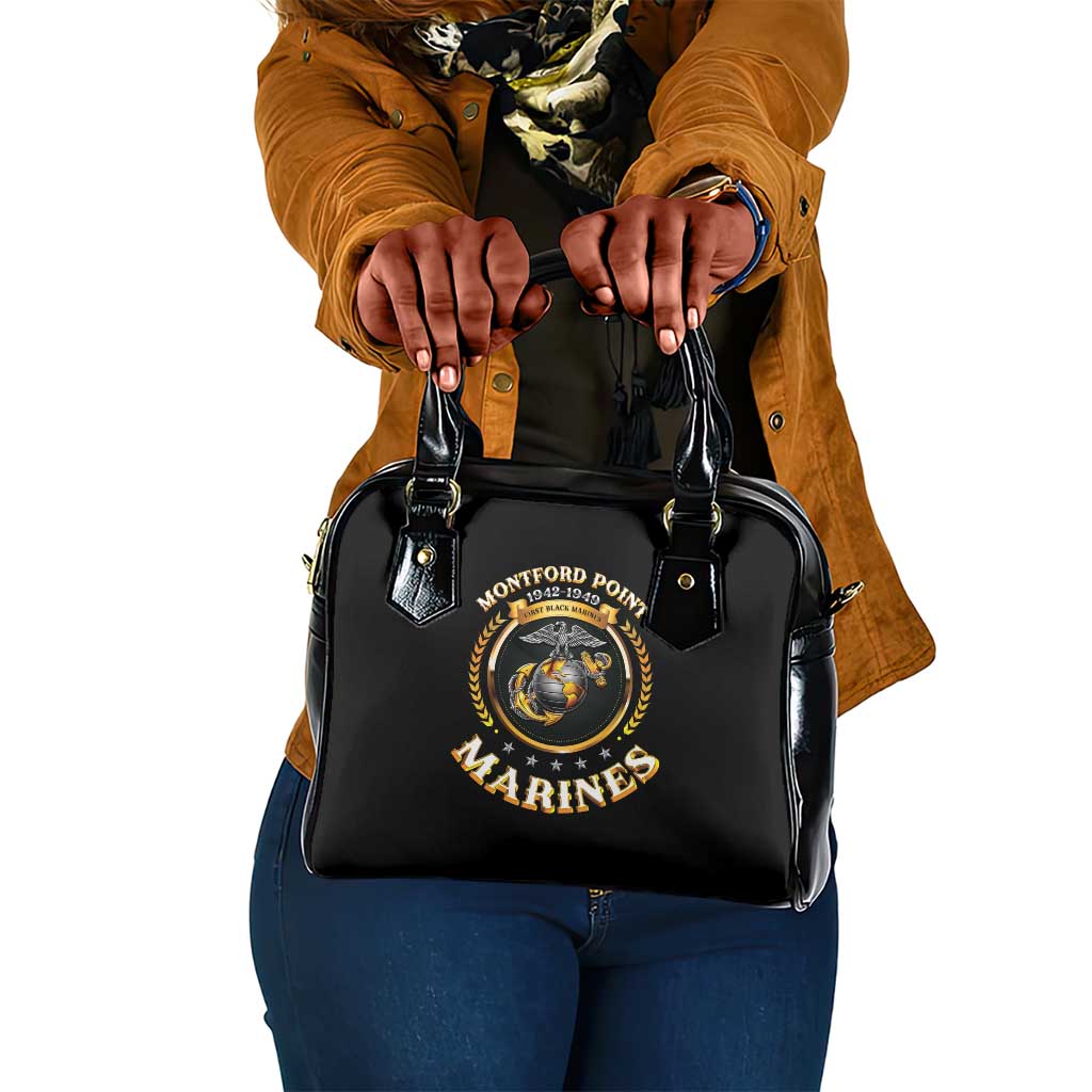 Montford Point Marines Legacy Shoulder Handbag Honoring The Legend