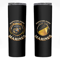 Montford Point Marines Legacy Skinny Tumbler Honoring The Legend