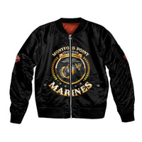 Montford Point Marines Legacy Sleeve Zip Bomber Jacket Honoring The Legend