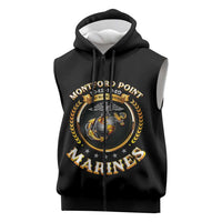 Montford Point Marines Legacy Sleeveless Zip Hoodie Honoring The Legend