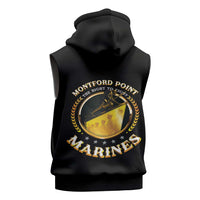 Montford Point Marines Legacy Sleeveless Zip Hoodie Honoring The Legend