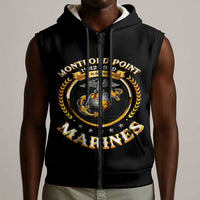 Montford Point Marines Legacy Sleeveless Zip Hoodie Honoring The Legend