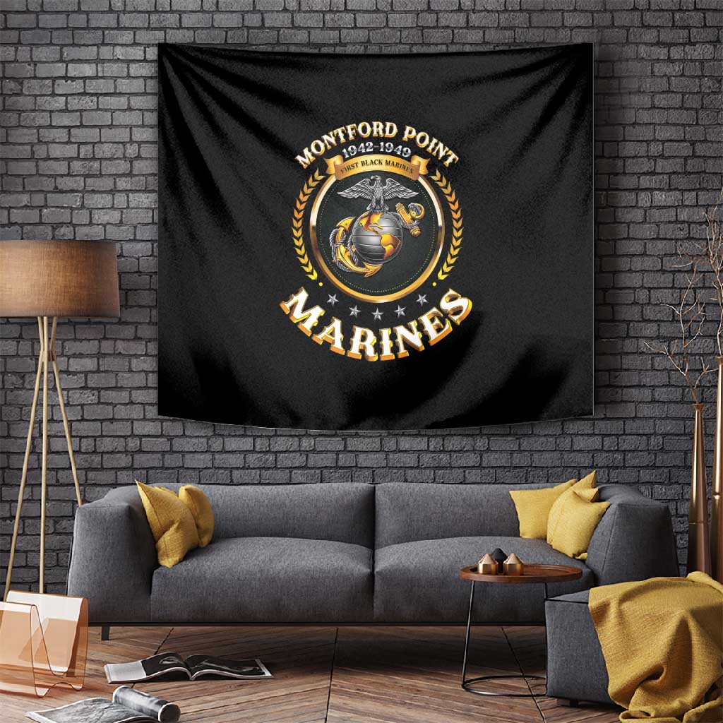 Montford Point Marines Legacy Tapestry Honoring The Legend