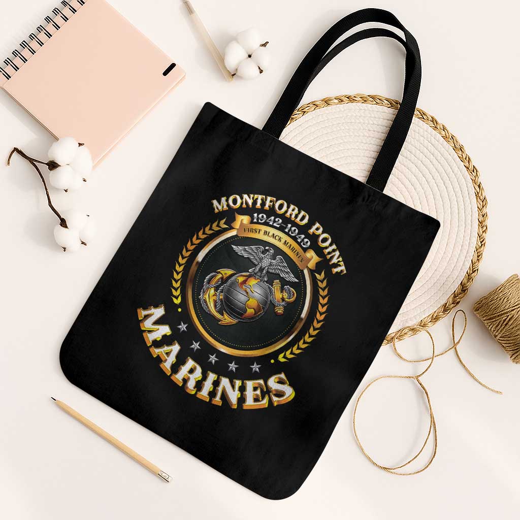 Montford Point Marines Legacy Tote Bag Honoring The Legend