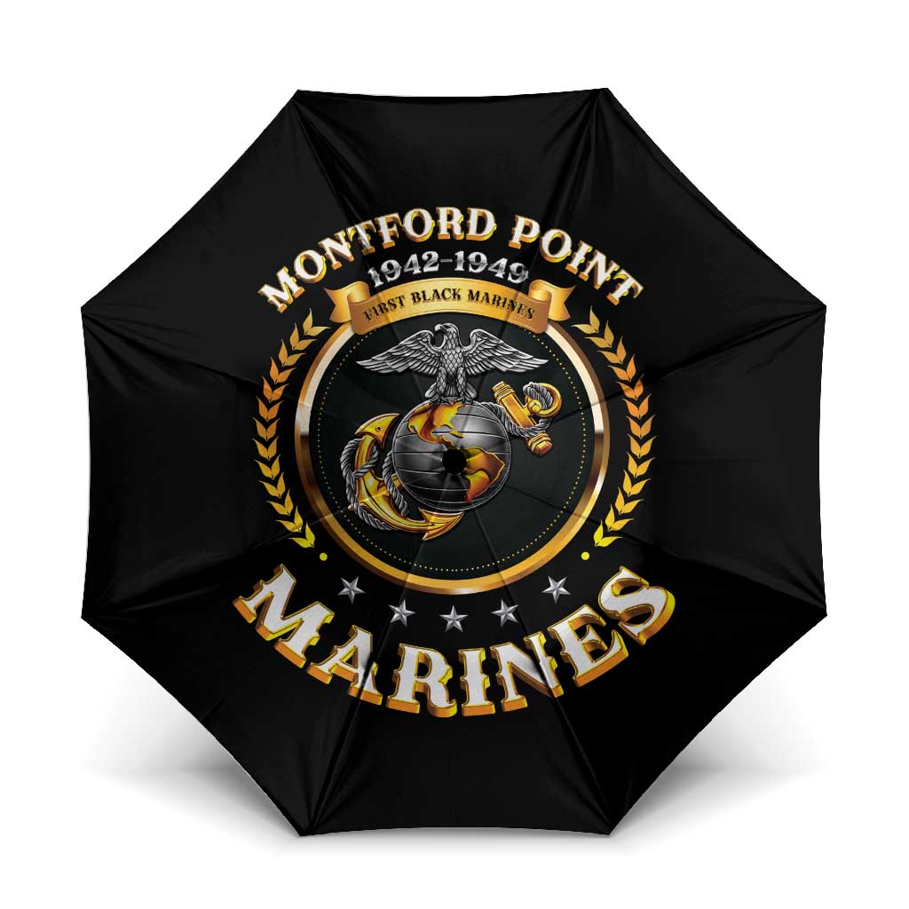 Montford Point Marines Legacy Umbrella Honoring The Legend