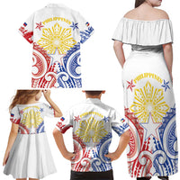 Philippines Family Matching Off Shoulder Maxi Dress and Hawaiian Shirt Katipunan Andres Bonifacio