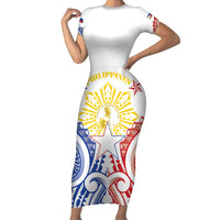 Philippines Family Matching Short Sleeve Bodycon Dress and Hawaiian Shirt Katipunan Andres Bonifacio