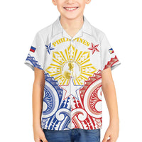 Philippines Family Matching Short Sleeve Bodycon Dress and Hawaiian Shirt Katipunan Andres Bonifacio
