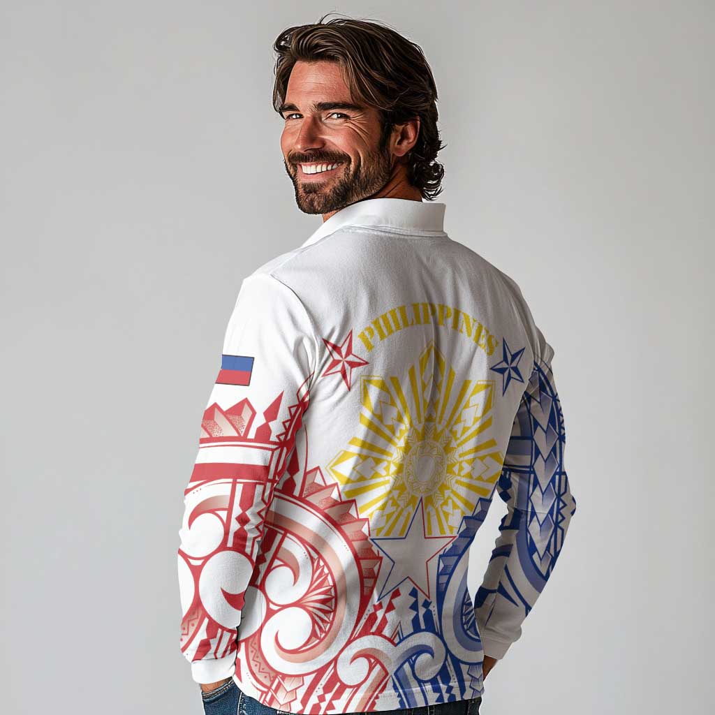 Philippines Long Sleeve Polo Shirt Katipunan Andres Bonifacio