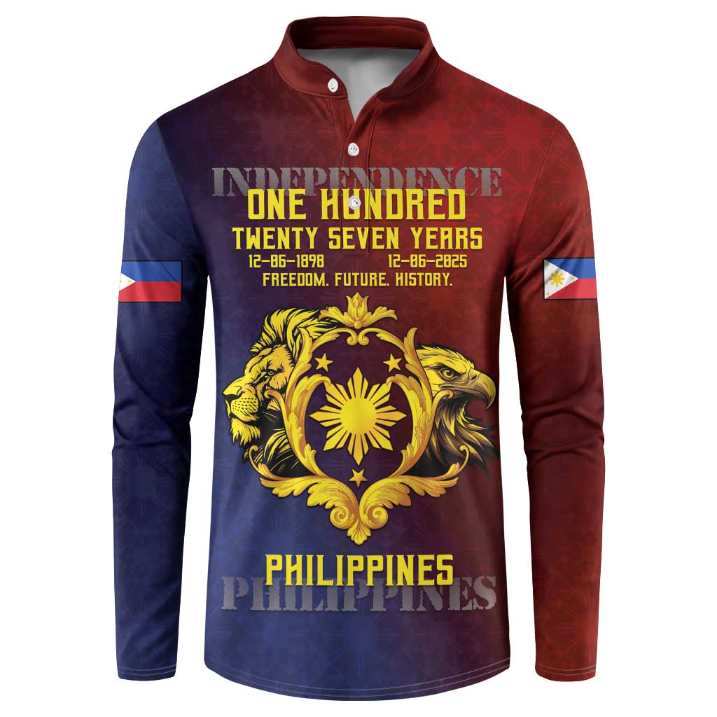 Philippines 127th Independence Day Button Sweatshirt Special Style
