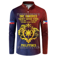 Philippines 127th Independence Day Button Sweatshirt Special Style