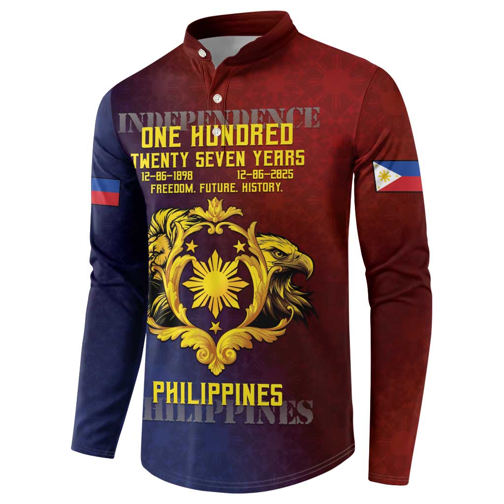 Philippines 127th Independence Day Button Sweatshirt Special Style