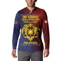 Philippines 127th Independence Day Button Sweatshirt Special Style